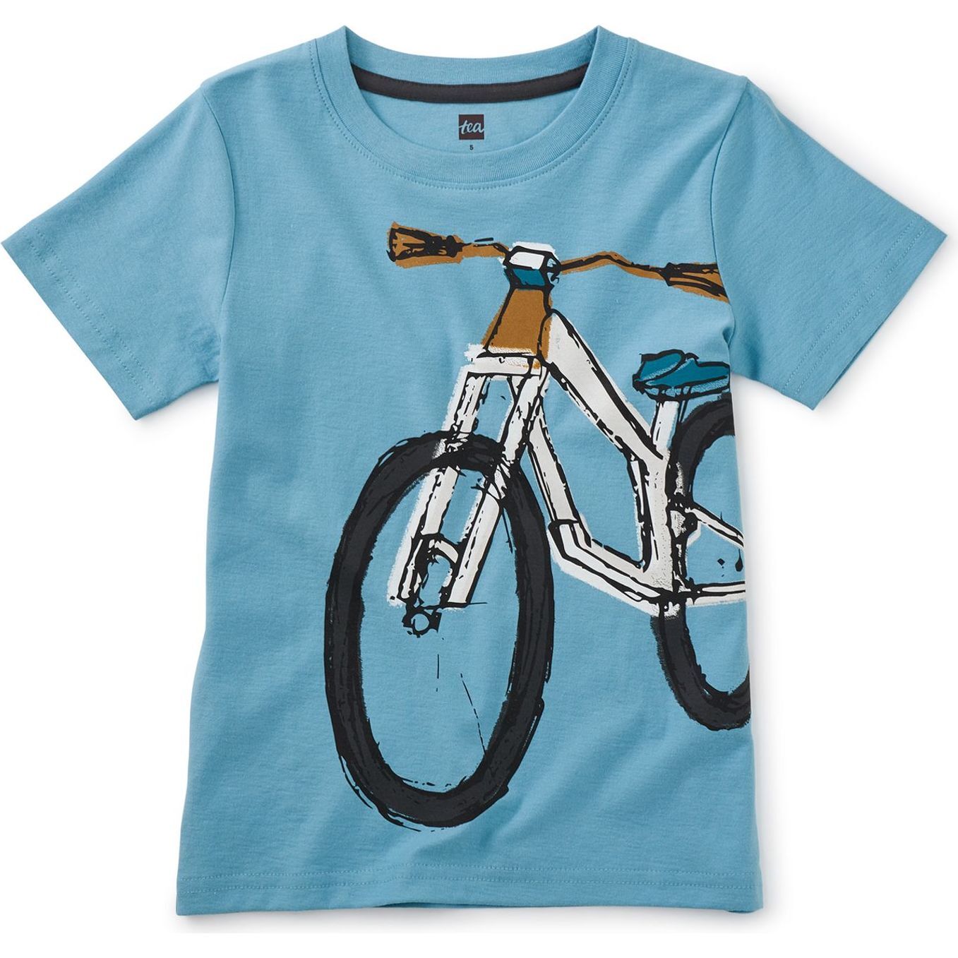 Mountain Bike Graphic Tee, Seashore - T-Shirts - 1