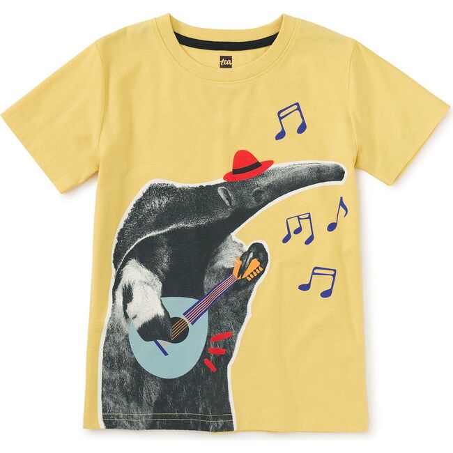 Musical Anteater Graphic Tee, Lemongrass