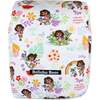 Dora: Tropical Dreams Bamboo Sherpa Blanket, White - Blankets - 1 - thumbnail