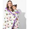 Dora: Tropical Dreams Bamboo Sherpa Blanket, White - Blankets - 4