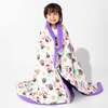 Dora: Tropical Dreams Bamboo Sherpa Blanket, White - Blankets - 5