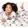 Dora: Tropical Dreams Bamboo Sherpa Blanket, White - Blankets - 7
