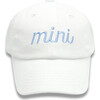 Mini Baseball Hat, White - Hats - 1 - thumbnail