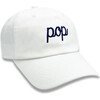 POP Baseball Hat, White - Hats - 2