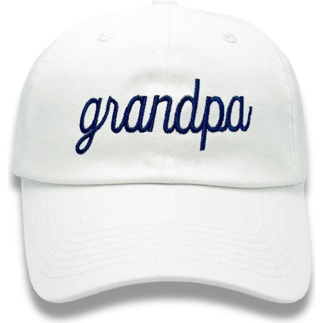GRANDPA Baseball Hat, White