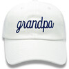 GRANDPA Baseball Hat, White - Hats - 1 - thumbnail