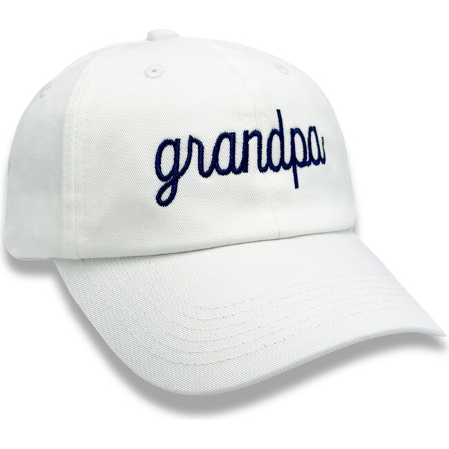 GRANDPA Baseball Hat, White - Hats - 2