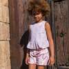 Pink Color Jardin Top and Shorts Set - Mixed Apparel Set - 2