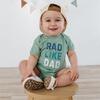 Rad Like Dad Short Sleeve Bodysuit, Sage - Onesies - 2