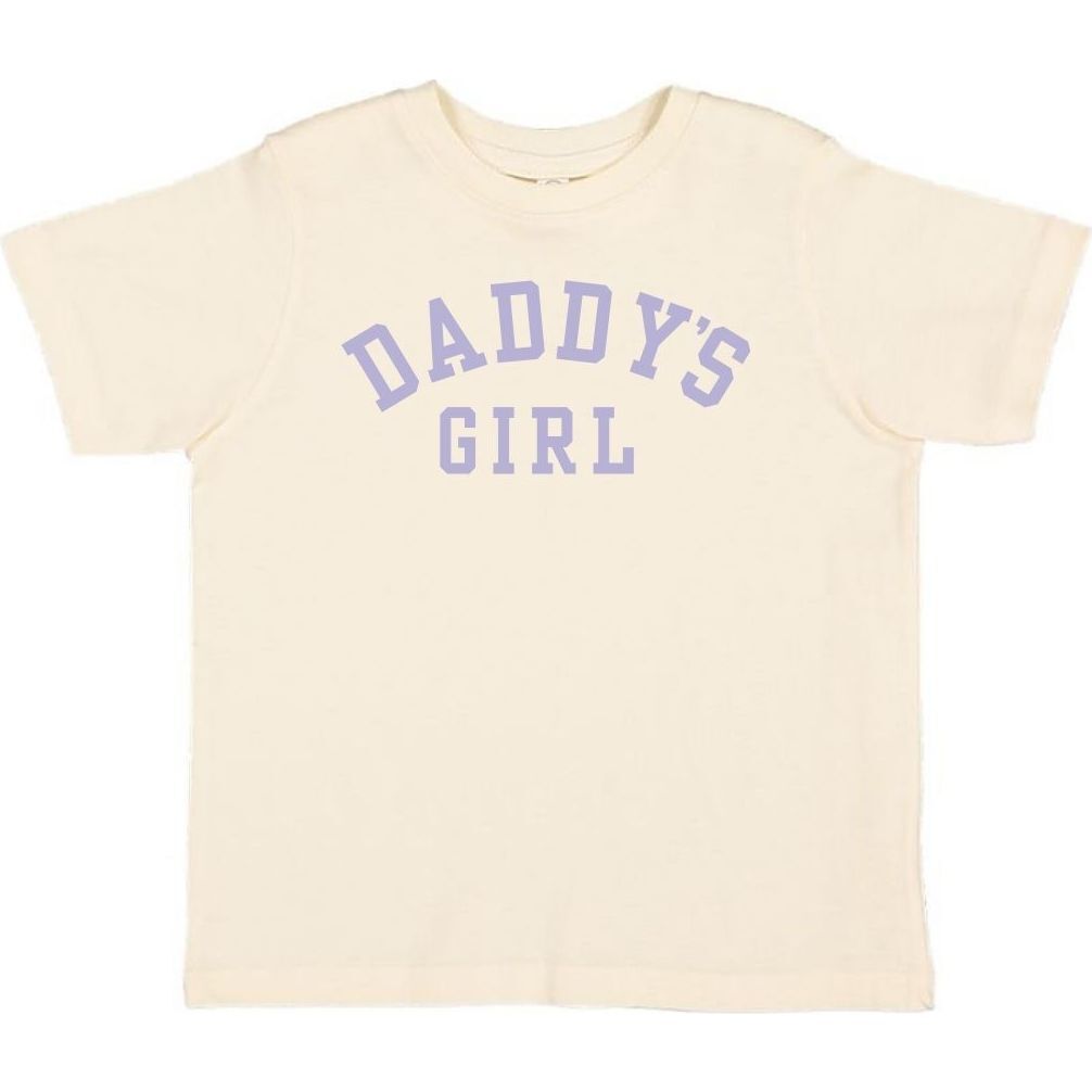 Daddy's Girl Short Sleeve T-Shirt, Natural - T-Shirts - 1