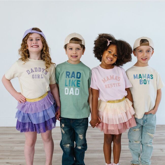 Daddy's Girl Short Sleeve T-Shirt, Natural - T-Shirts - 5