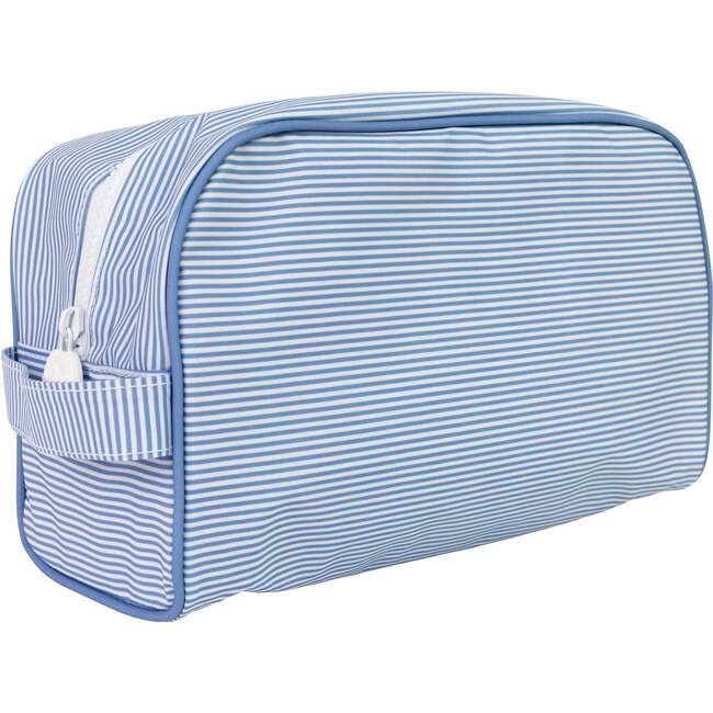 The Dopp Kit, Navy Mini Stripe