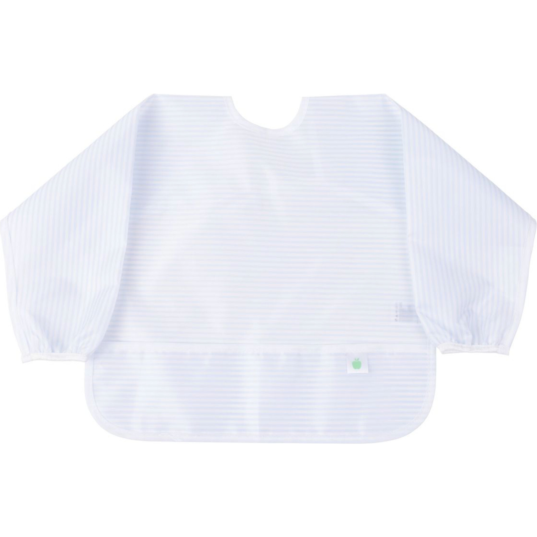 The Cover Everything Infant Bib, Blue Stripe - Bibs - 1
