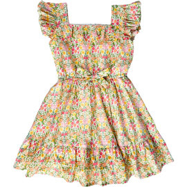 Zoe Girl Dress With Headband, Made With Liberty Fabric - Dresses - 1