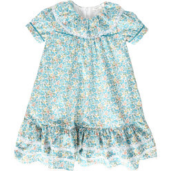 Ivy Girl Dress With Hair Bow, Made With Liberty Fabric - Dresses - 1