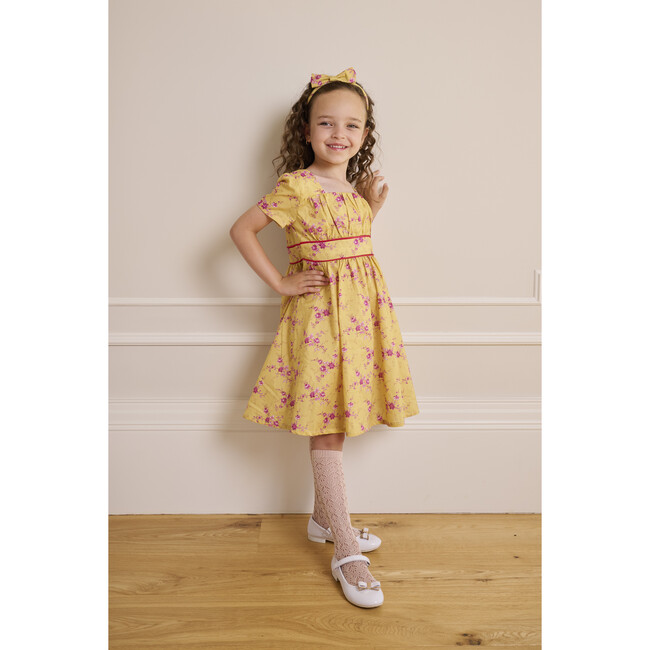 Marina Girl Dress With Headband, Made With Liberty Fabric - Dresses - 2