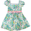 Daphne Girl Dress With Hair Bow, Made With Liberty Fabric - Dresses - 1 - thumbnail