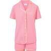 Short Sleeve Top & Boxer Pajama Set Passiflora/Limoncello - Pajamas - 1 - thumbnail