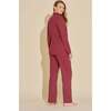 Long Sleeve Top & Pant Pajama Set Vin Brule/Fragolino - Pajamas - 2