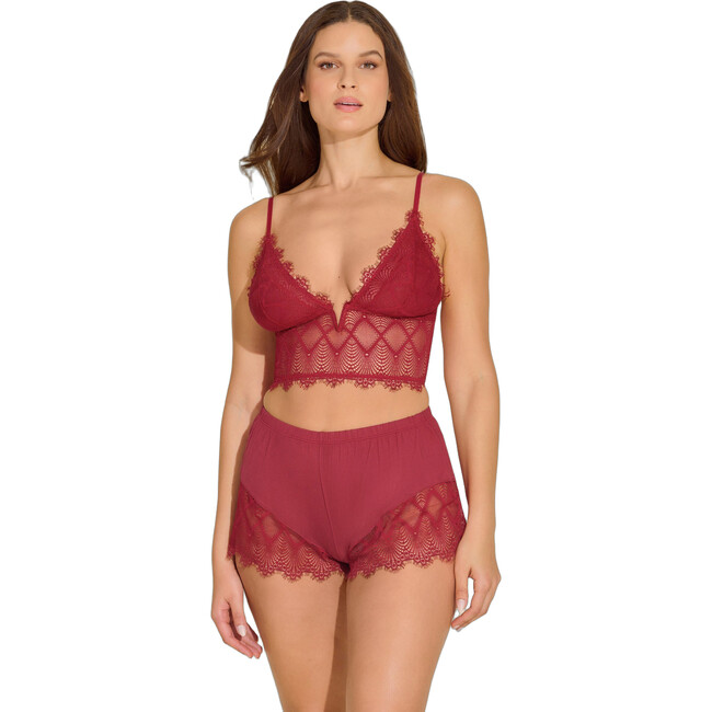 Cami & Boxer Sindoor Red
