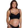 Maternity Mommie Nursing Bralette Black - Nursing Bra - 1 - thumbnail