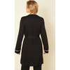 3 Piece Pajama Set With Robe Black/Ivory - Robes - 3