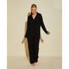 Long Sleeve Top & Pant Pajama Set Black/Black - Pajamas - 3