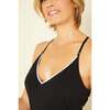 3 Piece Pajama Set With Robe Black/Ivory - Robes - 6