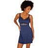 Curvy Chemise Navy - Pajamas - 1 - thumbnail