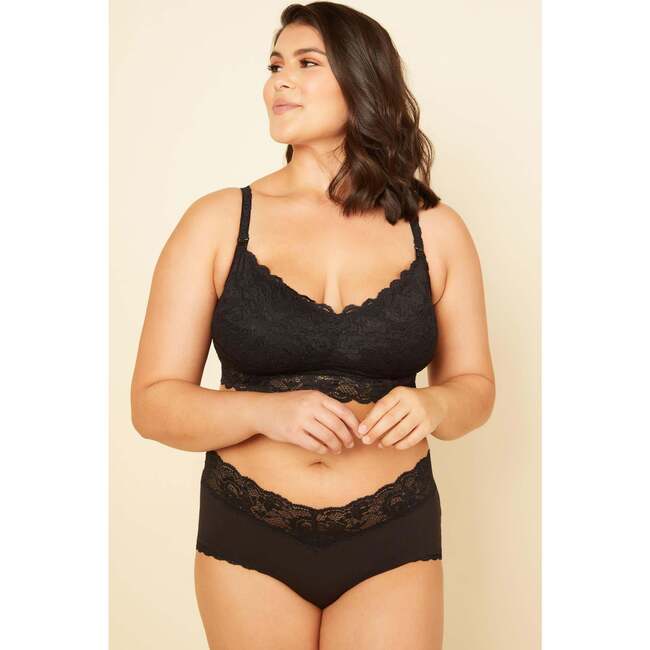 Extended Maternity Mommie Nursing Bra Black - Nursing Bra - 4
