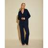 Long Sleeve Top & Pant Pajama Set Navy/Navy - Pajamas - 2
