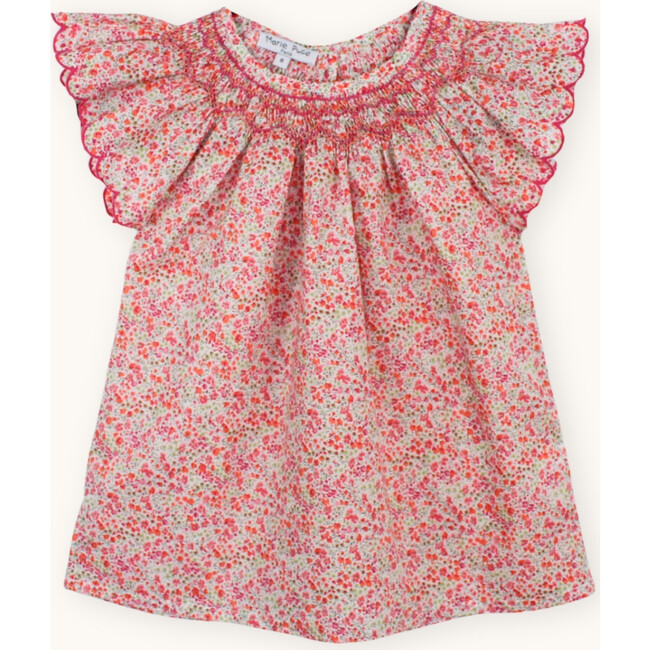 Paloma Hand-Smocked Blouse, Liberty Phoebe