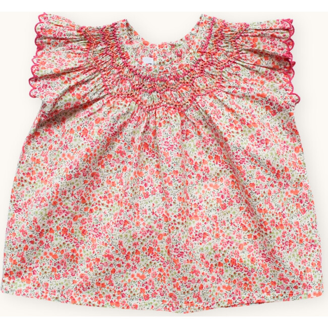 Paloma Baby Hand-Smocked Blouse, Liberty Phoebe