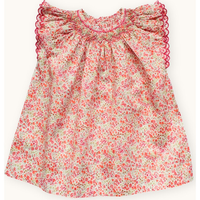 Gabrielle Baby Dress With Hand Smocking, Liberty Phoebe