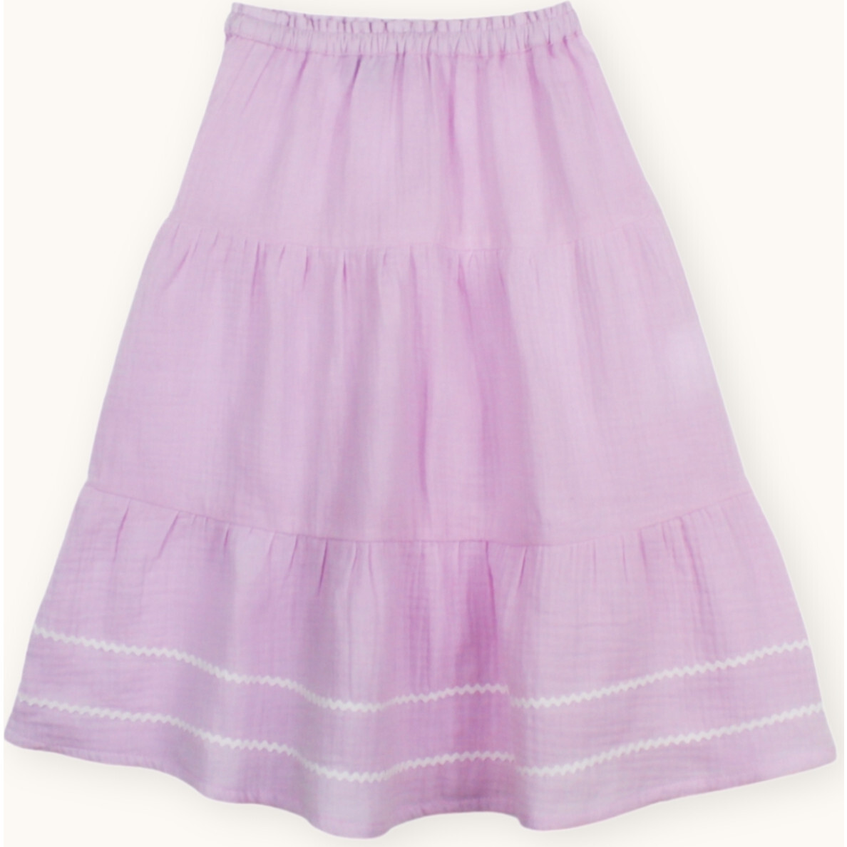 Bohemian Midi Skirt, Rosewater - Skirts - 1