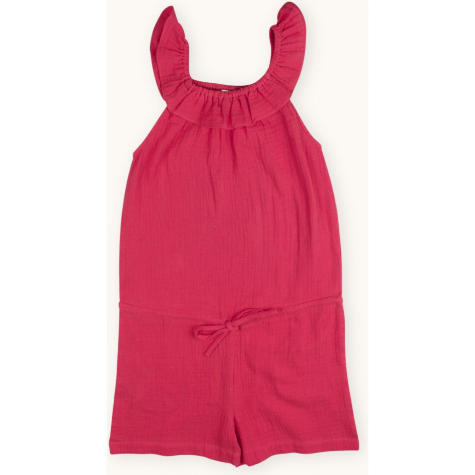 Bella Short Jumpsuit, Magenta - Jumpsuits - 1