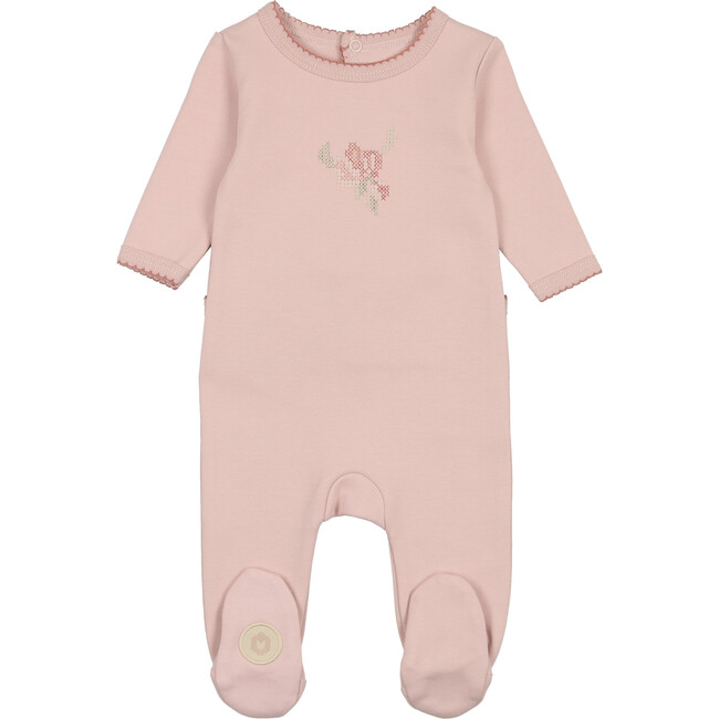 Heirloom Blossom Footie Light Rose
