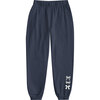 Kids Bow Jogger Pants, Dk Navy - Sweatpants - 1 - thumbnail