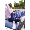 Kids Bow Jogger Pants, Dk Navy - Sweatpants - 2