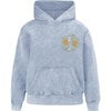 Kids Be Kind Hoodie, Washed Blue - Sweatshirts - 2