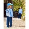Kids Be Kind Hoodie, Washed Blue - Sweatshirts - 4