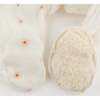Twinkle Mini Daisies Pointelle Kimono Set, Snow - Mixed Apparel Set - 6