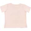 Unicorn Raw Edge T-Shirt, Pale Pink - T-Shirts - 4