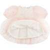 Josephine Silver-Fleck Dress, Pale Pink - Dresses - 2