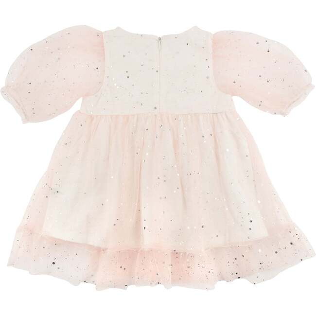 Josephine Silver-Fleck Dress, Pale Pink - Dresses - 3