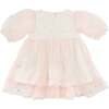 Josephine Silver-Fleck Dress, Pale Pink - Dresses - 3