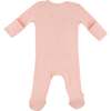 Hearts Pointelle Footie, Pink - Footie Pajamas - 3
