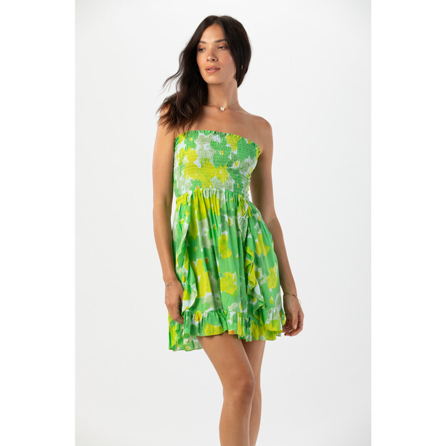Hoku Mini Dress, Green - Dresses - 5