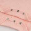 Hearts Pointelle Emily SS Onesie, Pink - Onesies - 3