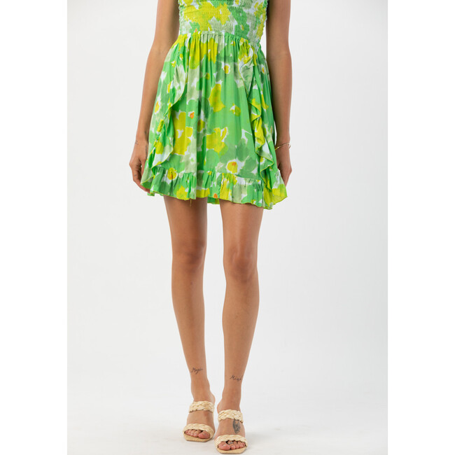 Hoku Mini Dress, Green - Dresses - 8